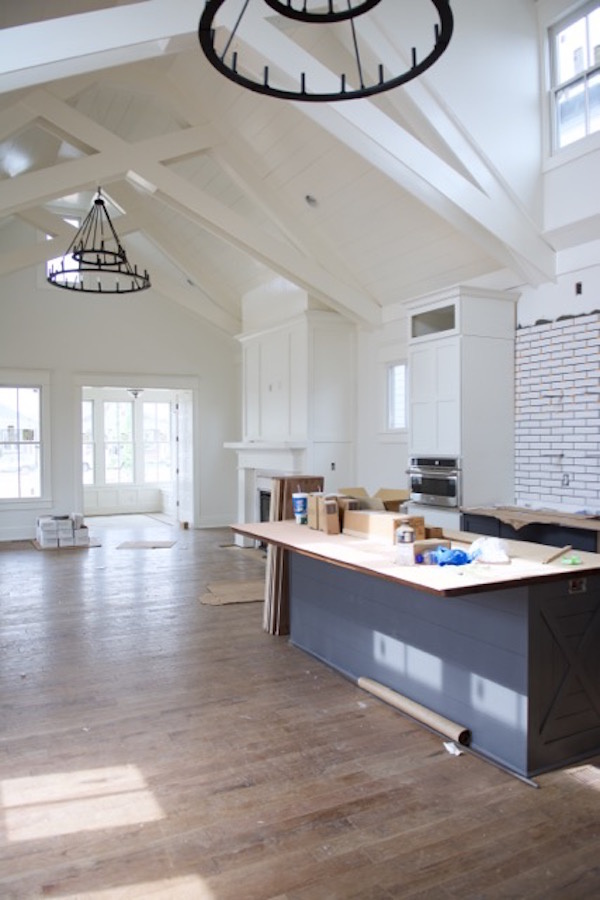 The black contrasts with the white walls Behind the Scenes: Designing a Homearama house from start to finish