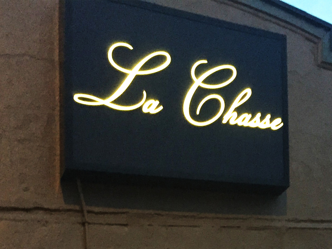 La Chasse is owned by Isaac Fox La Chasse