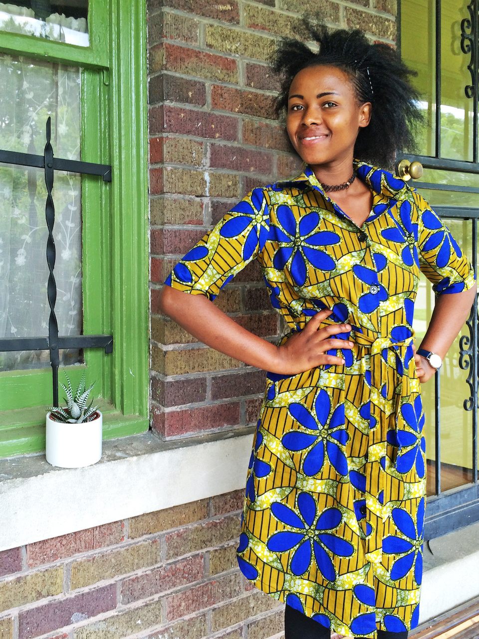 We adore Mbabazi’s House of Style easy to wear shirt dresses in fun and unique prints. We adore Mbabazi’s House of Style easy to wear shirt dresses in fun and unique prints.
