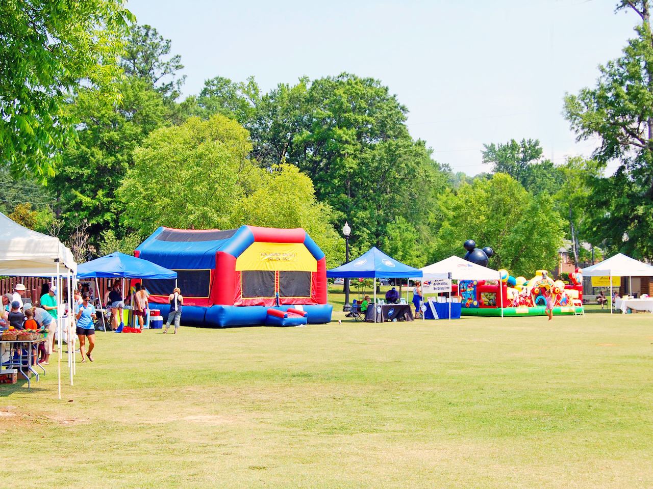 With inflatables for the kids, this is a great farmers market for the whole family! With inflatables for the kids, this is a great farmers market for the whole family!