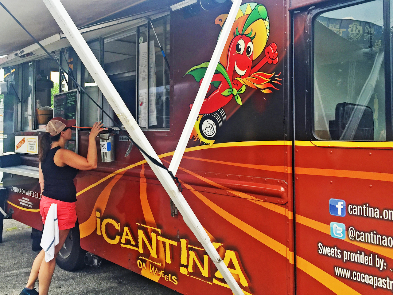 Cantina on Wheels' food truck features a feisty pepper man! Can you handle the heat? Cantina on Wheels' food truck features a feisty pepper man! Can you handle the heat?