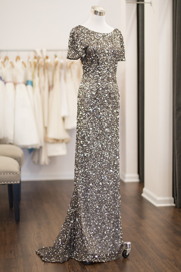 From Bella Bridesmaid: Adrianna Papell sequin dress, $280 From Bella Bridesmaid: Adrianna Papell sequin dress, $280