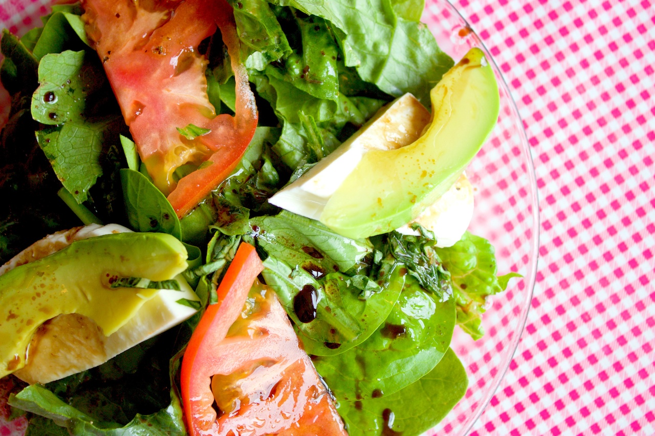 Avocado adds a creamy and hearty note to the caprese salad at Amici' Cafe sb old louisville caprese salad.jpg