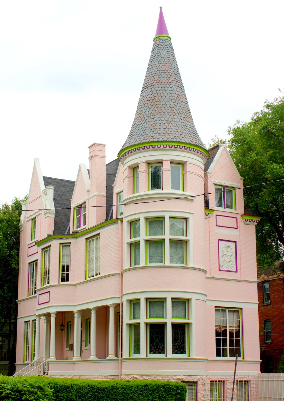 The Pink Palace walking old louisville