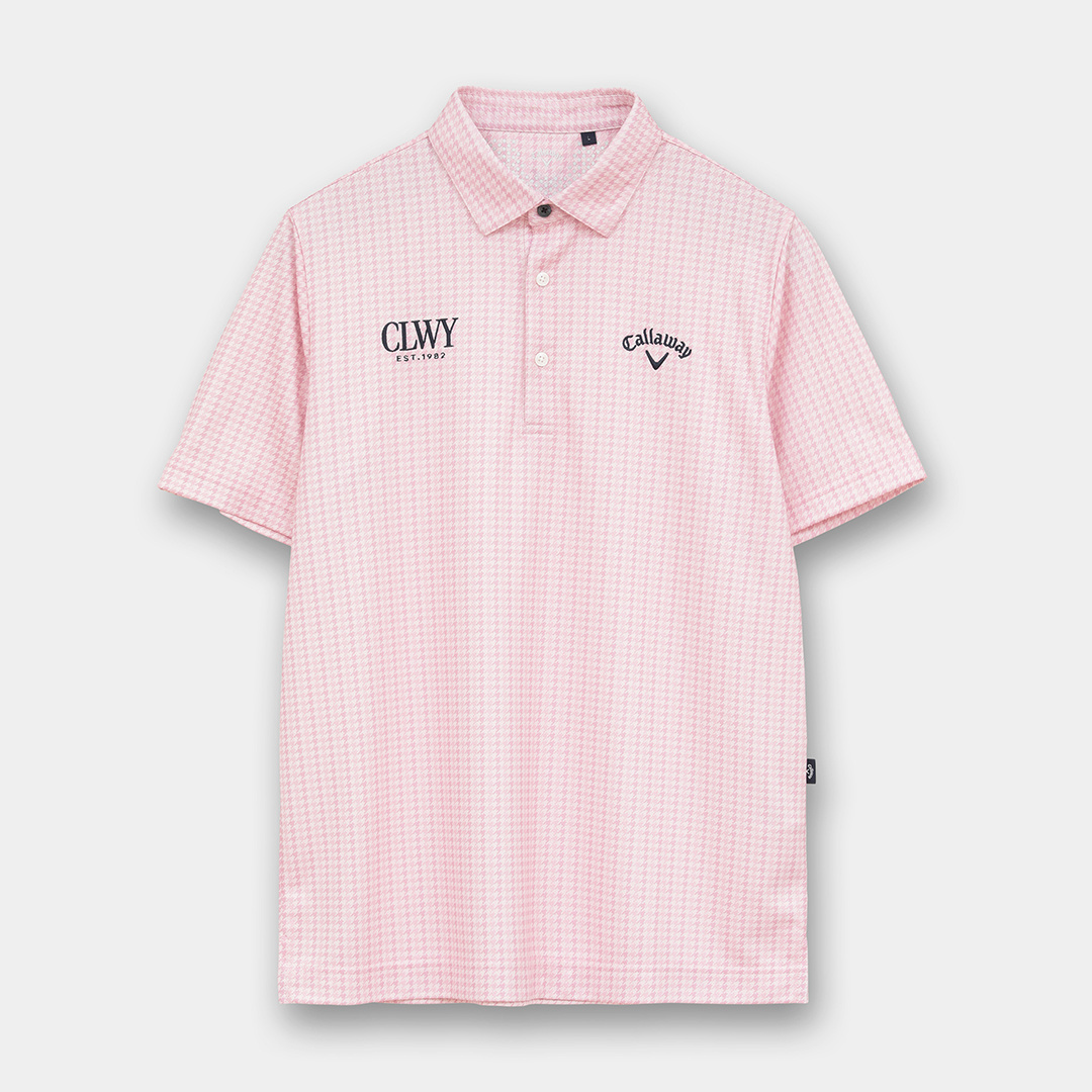 クールコア千鳥総柄半袖シャツインナーセット ※4Lサイズあり (MENS)