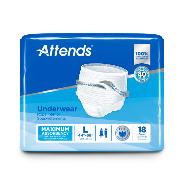 Attends Underwear, Maximum, 36/case (APEULS Health & Beauty Health Care Incontinence Aids) photo