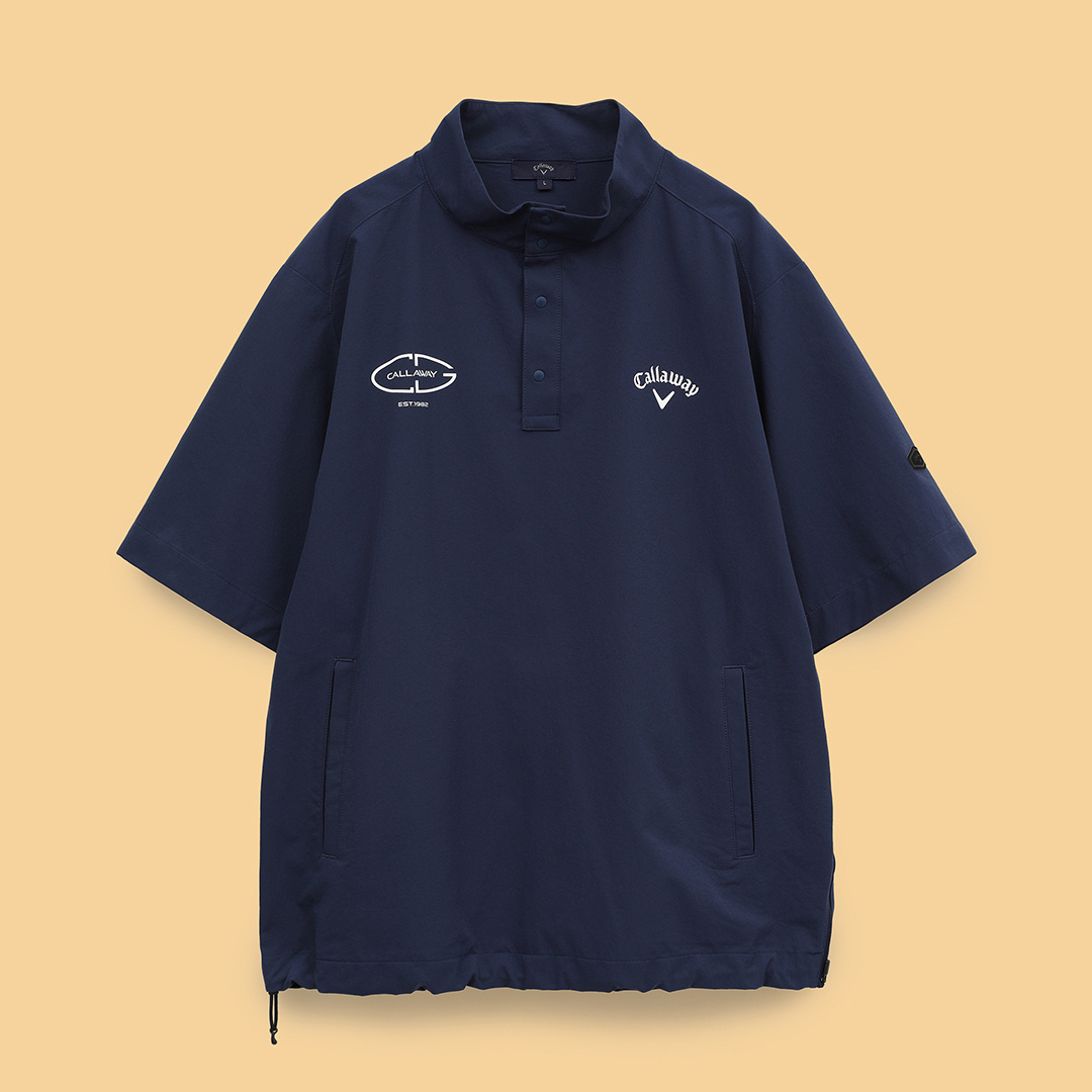 8WAYストレッチ 半袖プルオーバーブルゾン (MENS)