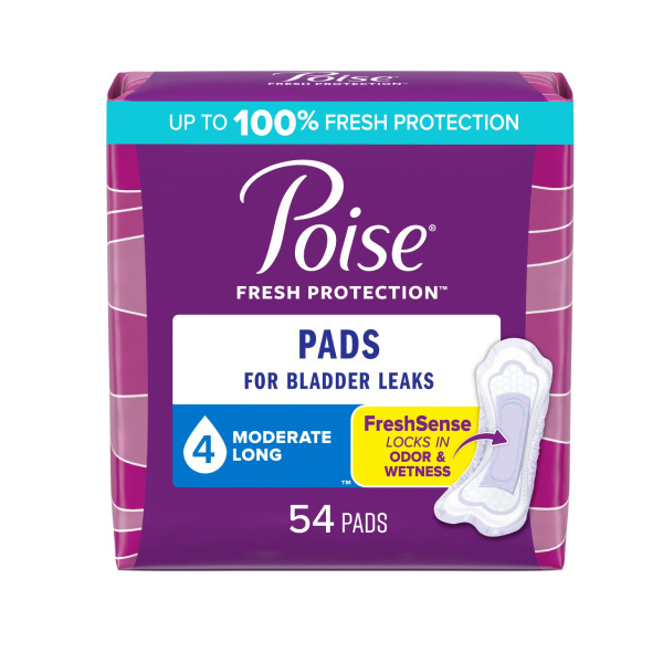 Poise Moderate Long Pads, 108/case (DEPPC Health & Beauty Health Care Incontinence Aids) photo