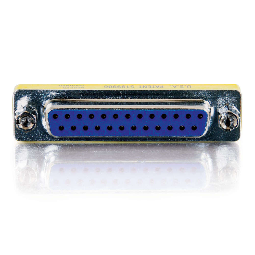 DB25 F/F Mini Gender Changer (Coupler)