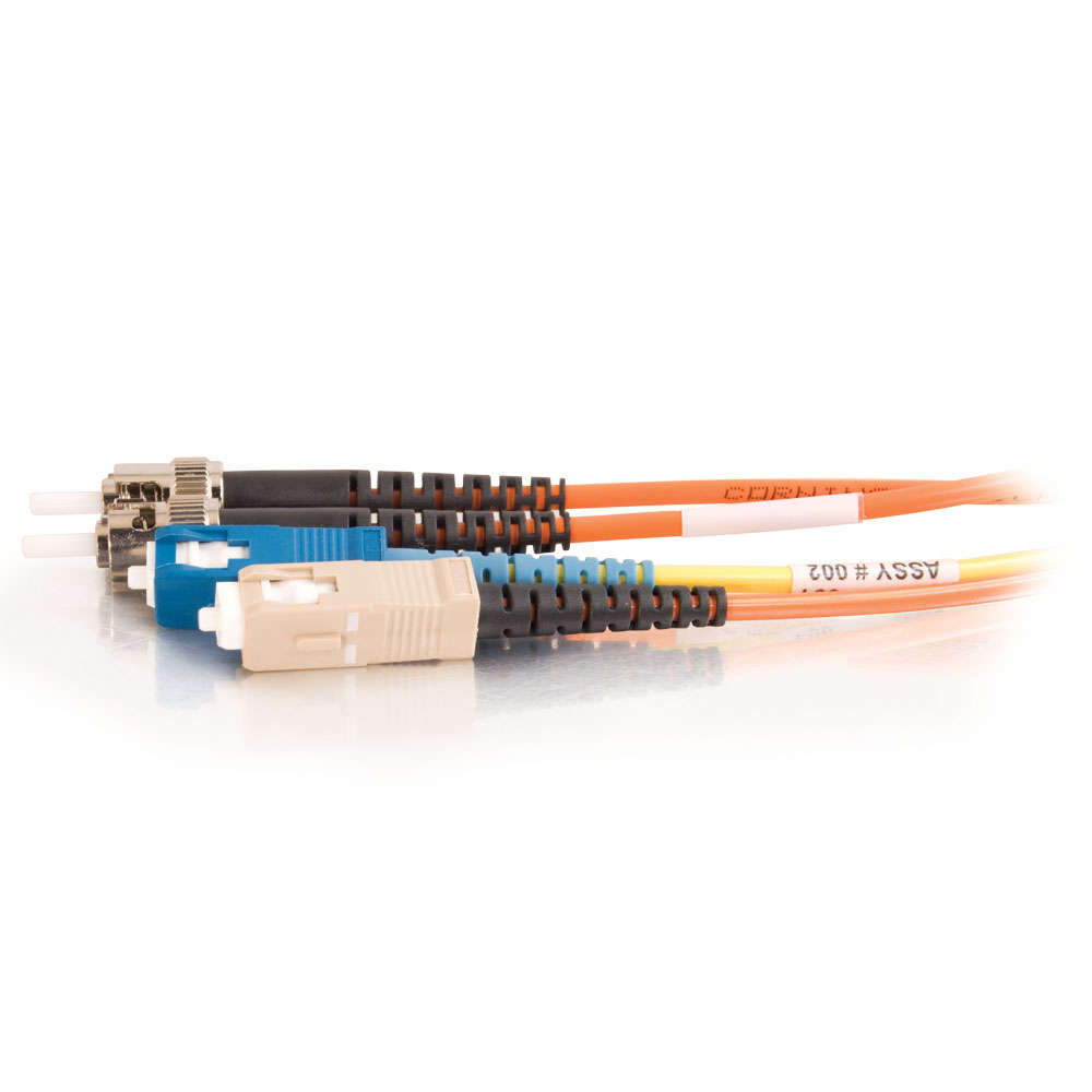 SC/ST 62.5/125 Mode-Conditioning Fiber Optic Patch Cable - Orange (TAA Compliant)