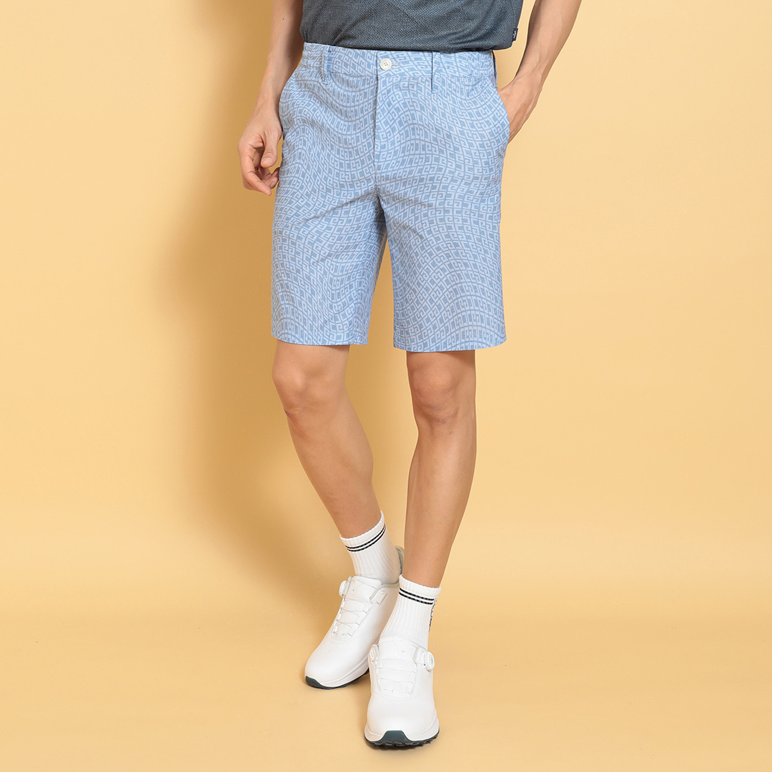 かざあなメッシュロゴプリントショートパンツ (MENS)