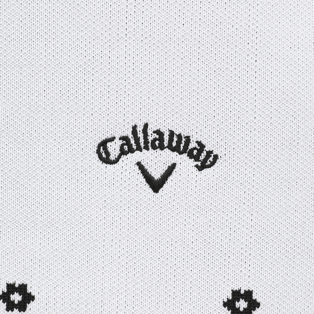 サイズXL【新品】1PIU1UGUALE3 ロゴジャカード ニットベスト フラワージャカードニットベスト (WOMENS)