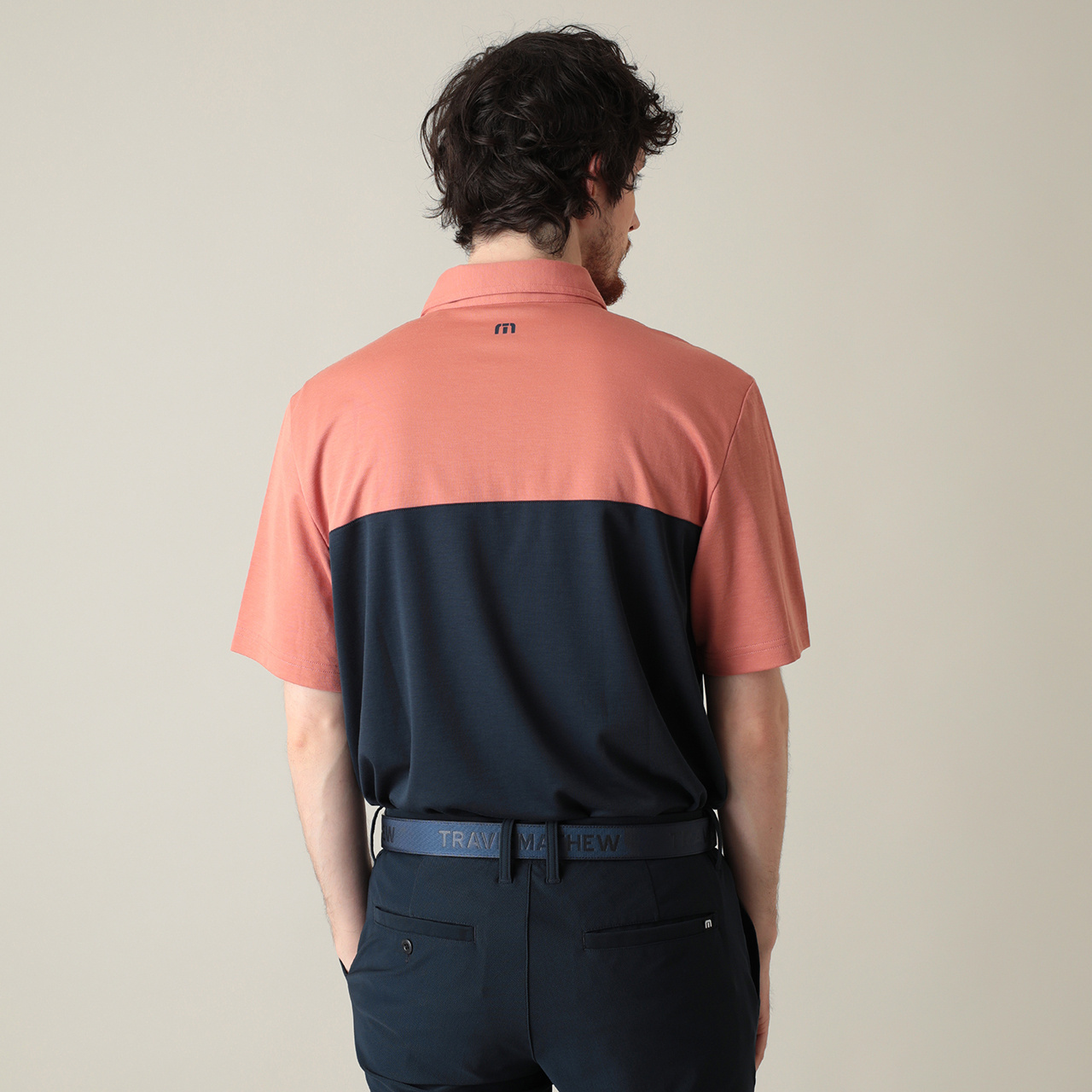 オンライン限定】半袖バイカラーポロ(MENS)