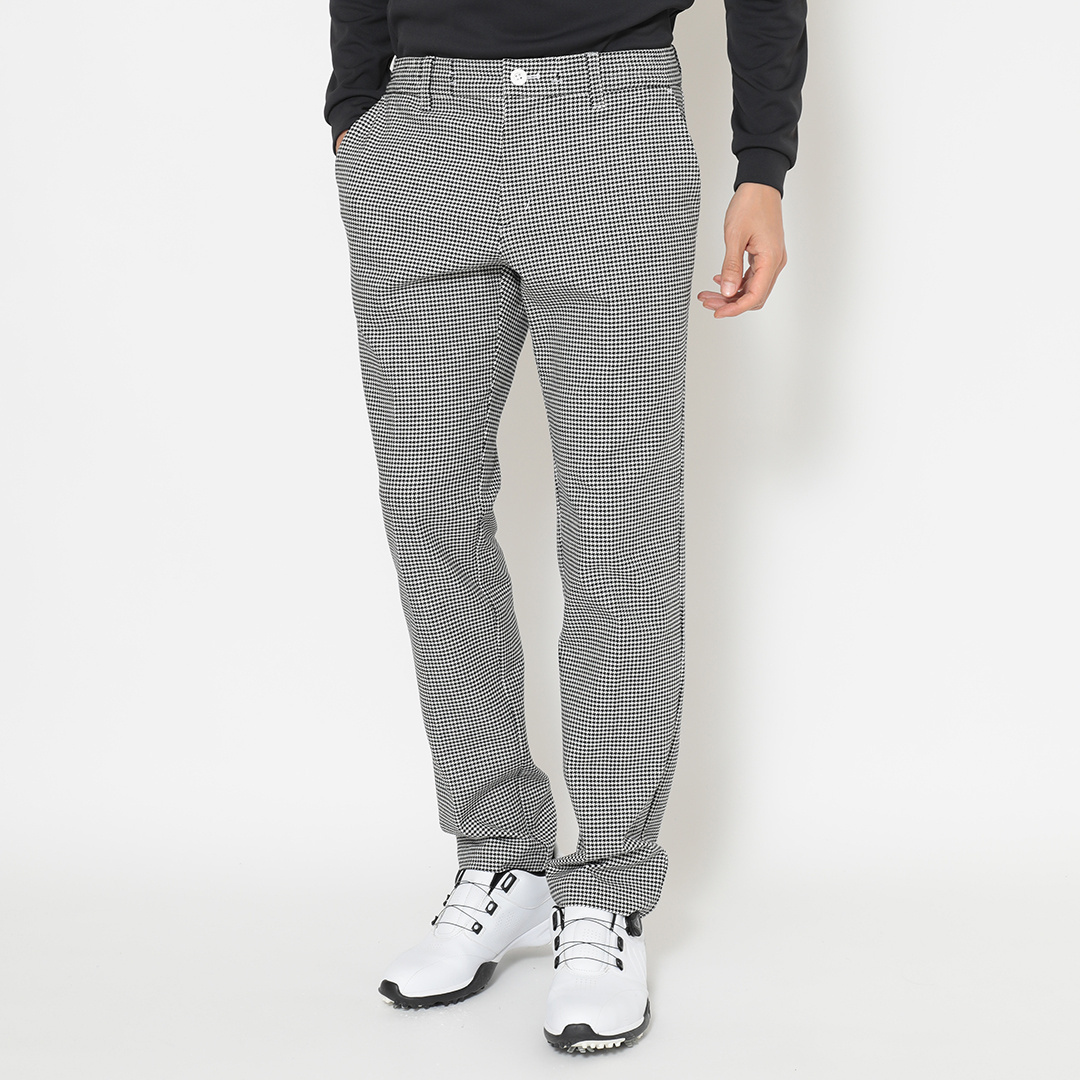 8WAYストレッチ千鳥チェックパンツ (MENS)