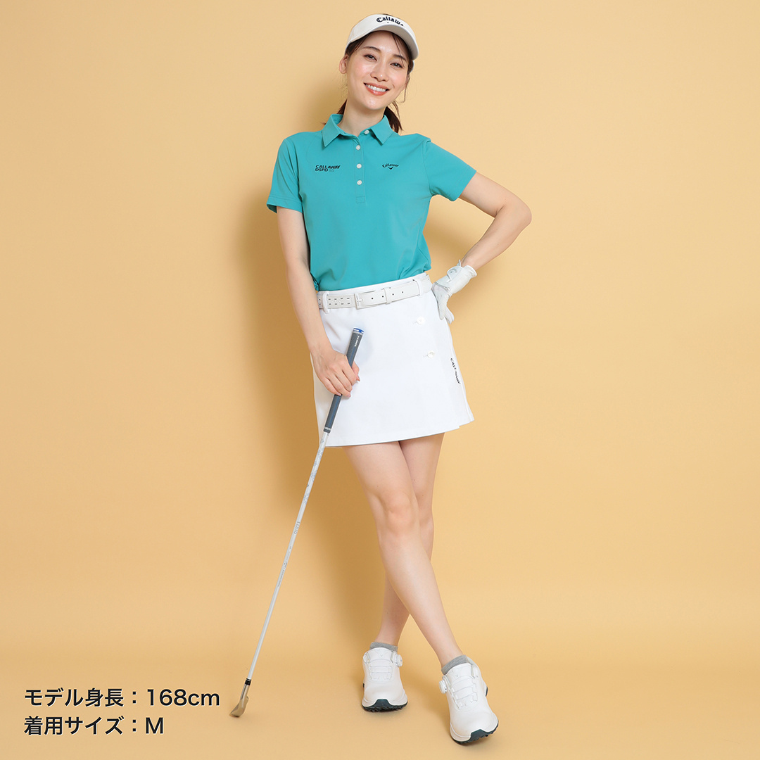 2WAYストレッチピケキュロットスカート (WOMENS)