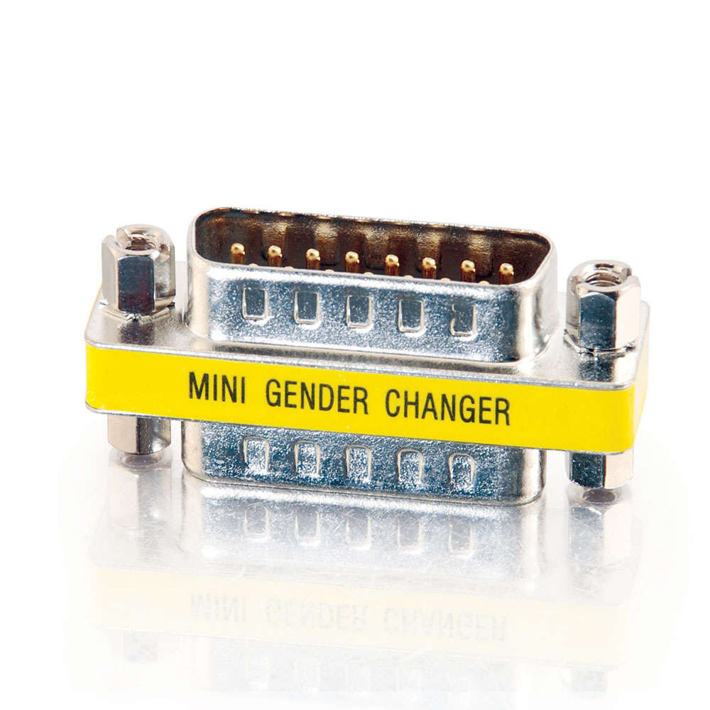 DB15 M/M Mini Gender Changer (Coupler)