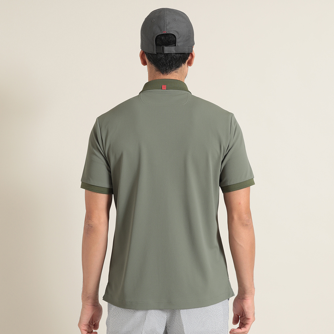 裏クールアイレットカノコ ポロシャツ (MENS)