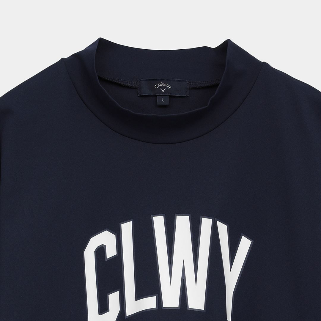 スムース長袖モックネックシャツ ※4Lサイズあり (MENS)