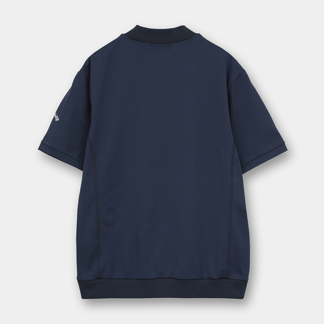 3℃裏クールリラックス半袖モックネック ※4Lサイズあり (MENS)