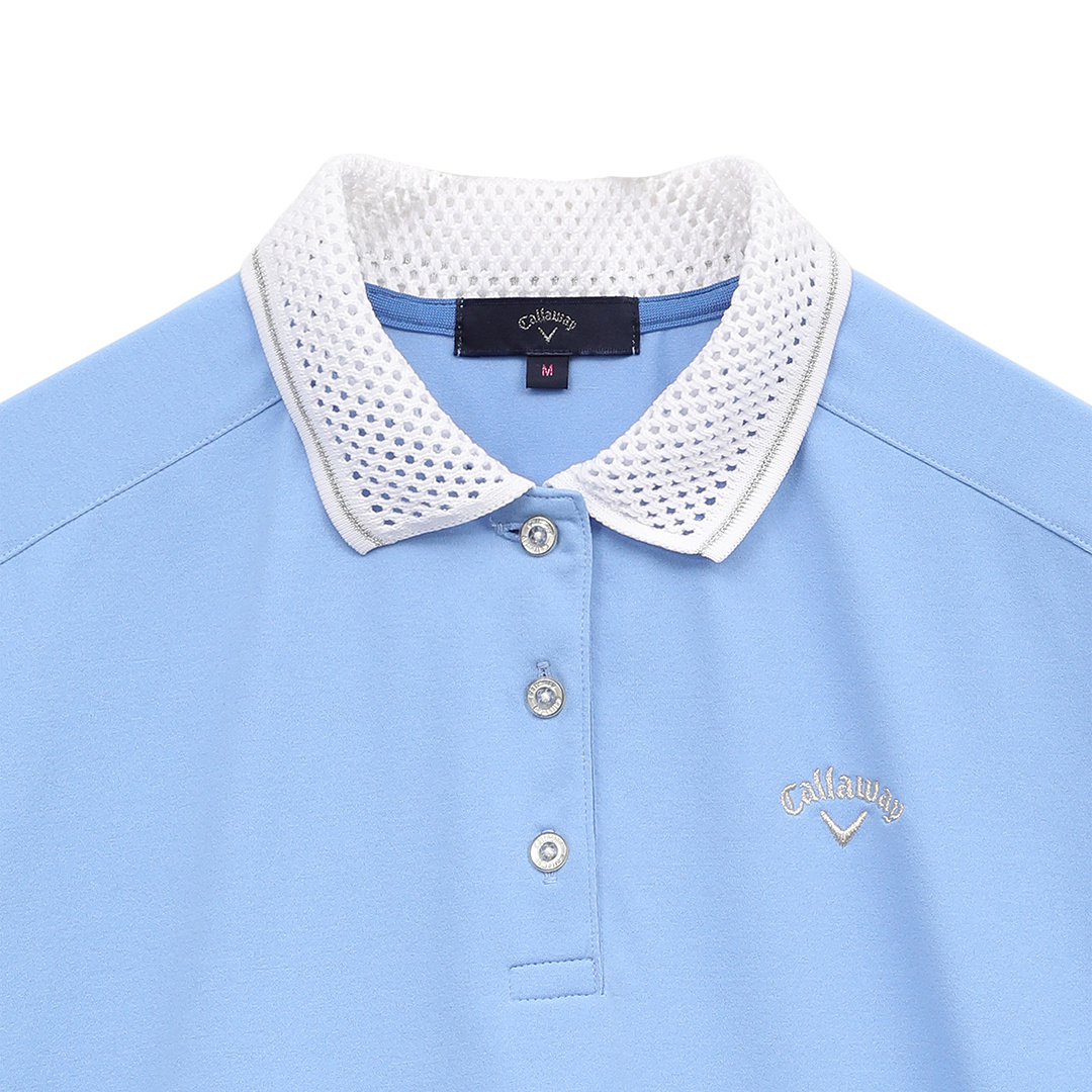 3℃裏クールフレンチスリーブポロシャツ (WOMENS)