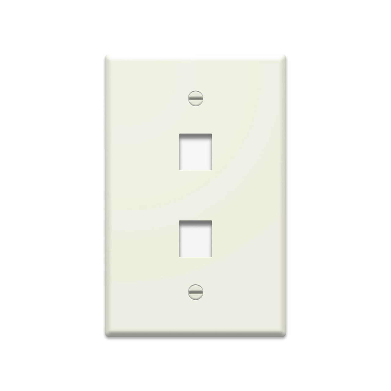 Product image for OnQ KTPDL2I 2P KEYSTONE FACEPLATE W