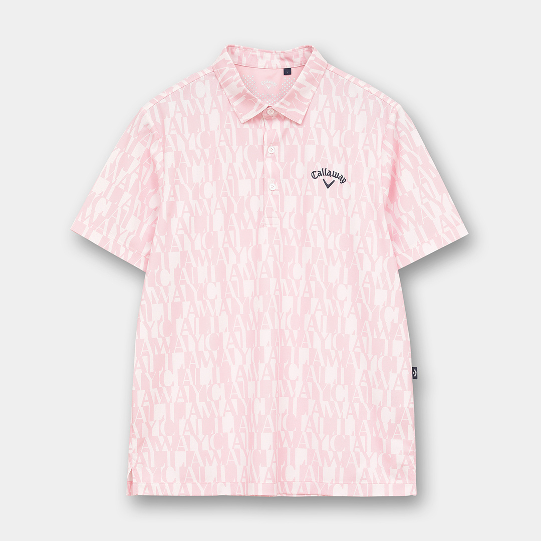 ミニカノコロゴ総柄半袖シャツ ※4Lサイズあり (MENS)