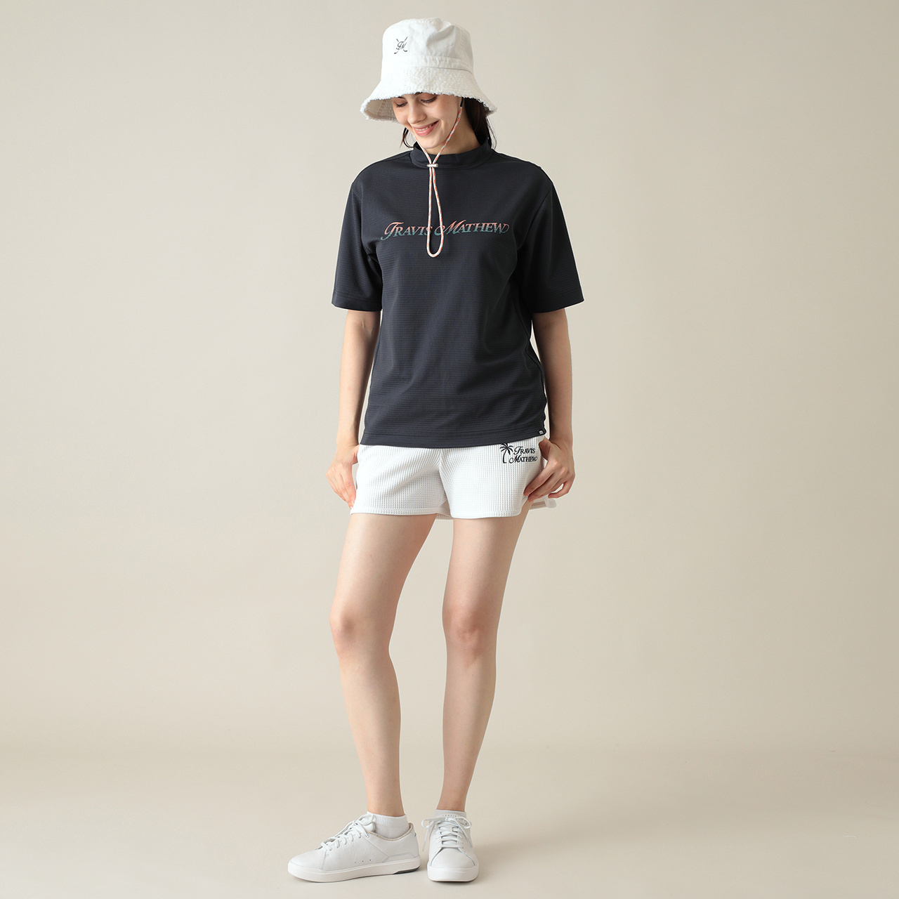 石川遼プロ着用】半袖グラデーションバックプリントモックネック(UNISEX)