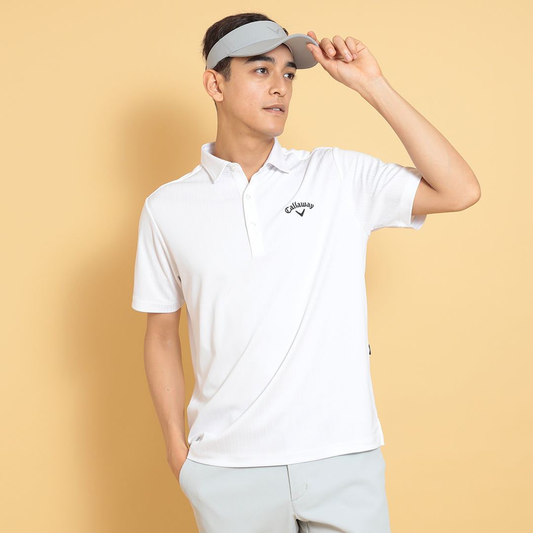 ストライプジャカードシャツ (MENS)