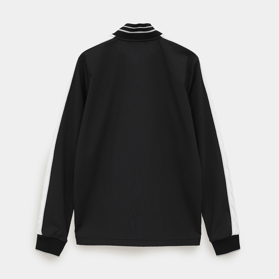 ナイロンベアスムースハーフジップモックネックシャツ (WOMENS)