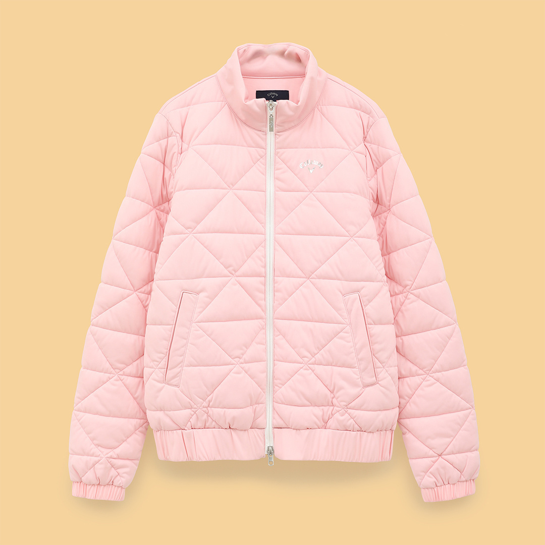 スターストレッチフルジップ中綿ブルゾン (WOMENS)