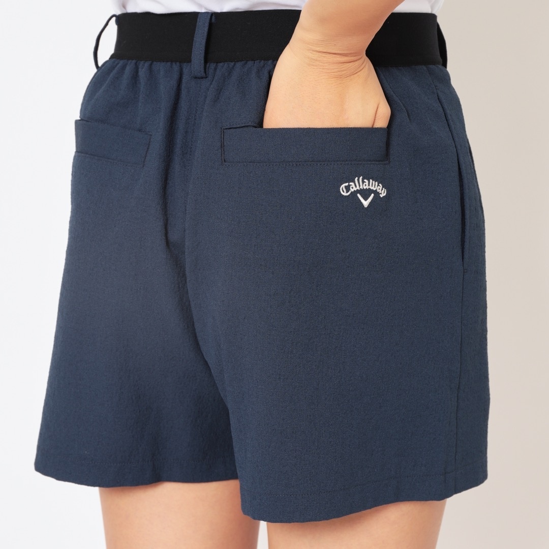 8WAYストレッチ麻ライクショートパンツ (WOMENS)