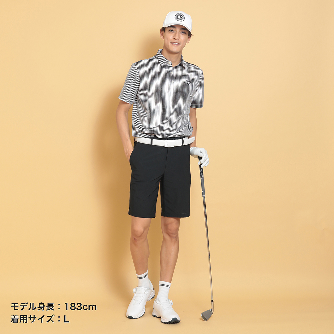 石川遼プロ着用】かざあなメッシュショートパンツ (MENS)