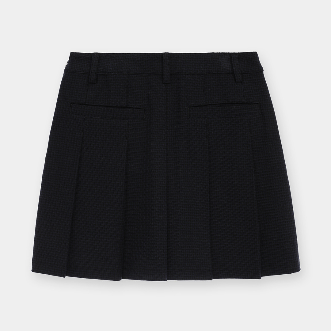 8WAYストレッチ千鳥チェックスカート (WOMENS)