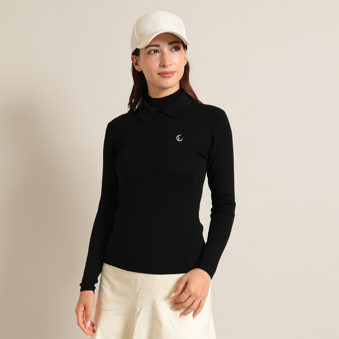 エクストラファインメリノハイネックニット (WOMENS)