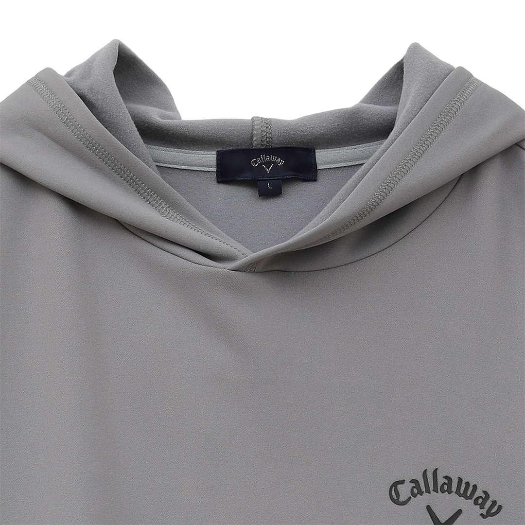 【CALLAWAY】新品未使用　裏起毛ダブルニットフーディシャツ　メンズ３Ｌ 裏起毛ダブルニットフーディーシャツ (MENS)