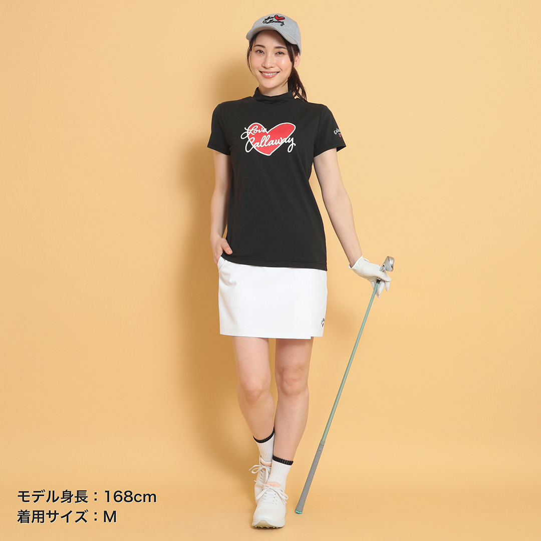 オンライン限定】ラブキャロウェイ プリントストレッチ天竺モック