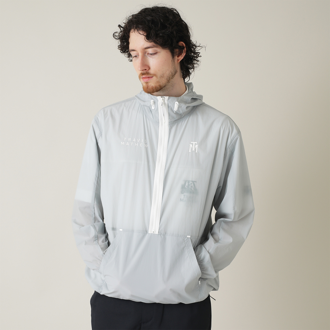 CORDURAナイロン ハーフジップ シアージャケット(UNISEX)