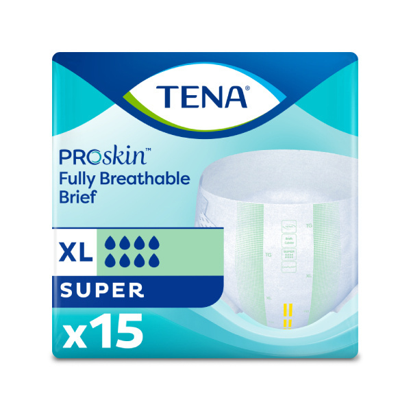 TENA ProSkin Super Briefs, X-Large, 30/case (POXS Health & Beauty Health Care Incontinence Aids) photo
