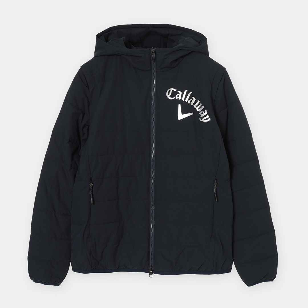ポリエステルリップ2WAY撥水中綿ブルゾン (WOMENS)