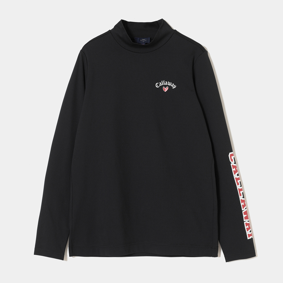【限定コラボ】キャロウェイ＋クラブハウス モックネックシャツ LL ブラック カジュアルゴルフドットコムby PALM SPRINGSにCallaway Apparel