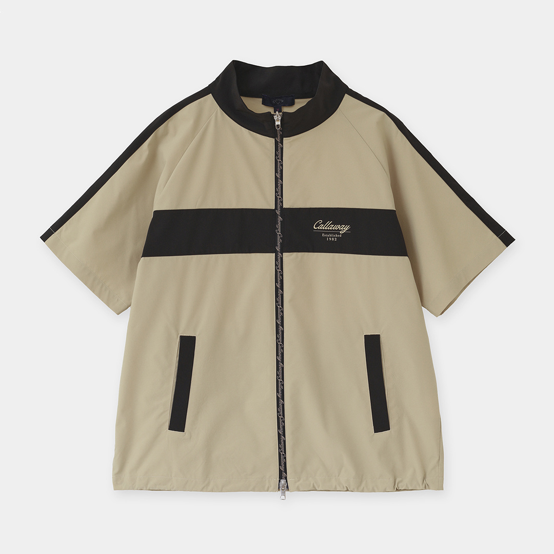 8WAYストレッチ半袖フルジップブルゾン (WOMENS)
