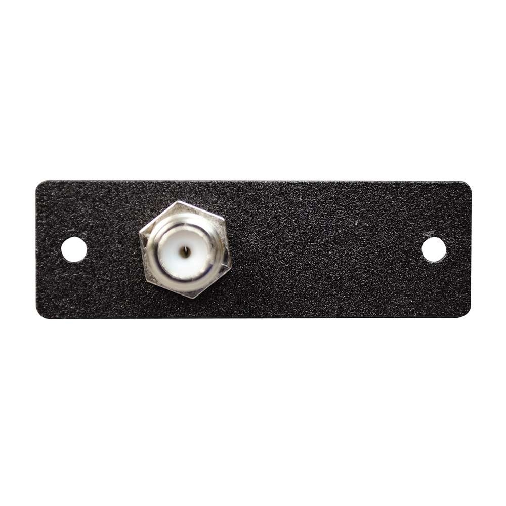 Wiremold Audio/Video Interface Plates (AVIP) One F-Connector Female to Female Barrel