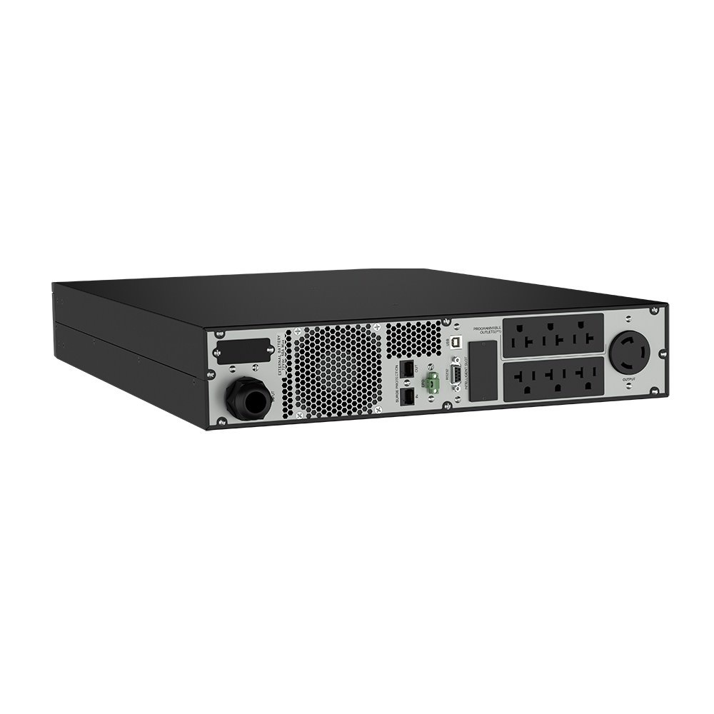 UPS, Line Interactive, LCD, 3000VA, 120V, 2U, (6) 5-20R <(>&<)> (1) L5-30R, 5-30P Cord