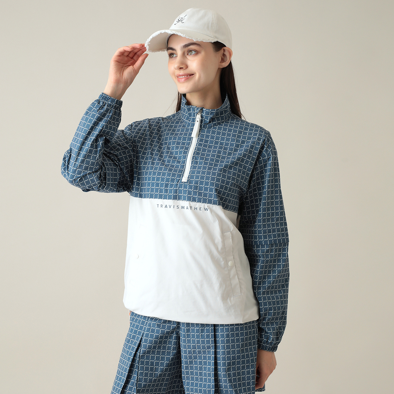 ハーフジップ着脱スリーブジャケット(UNISEX)