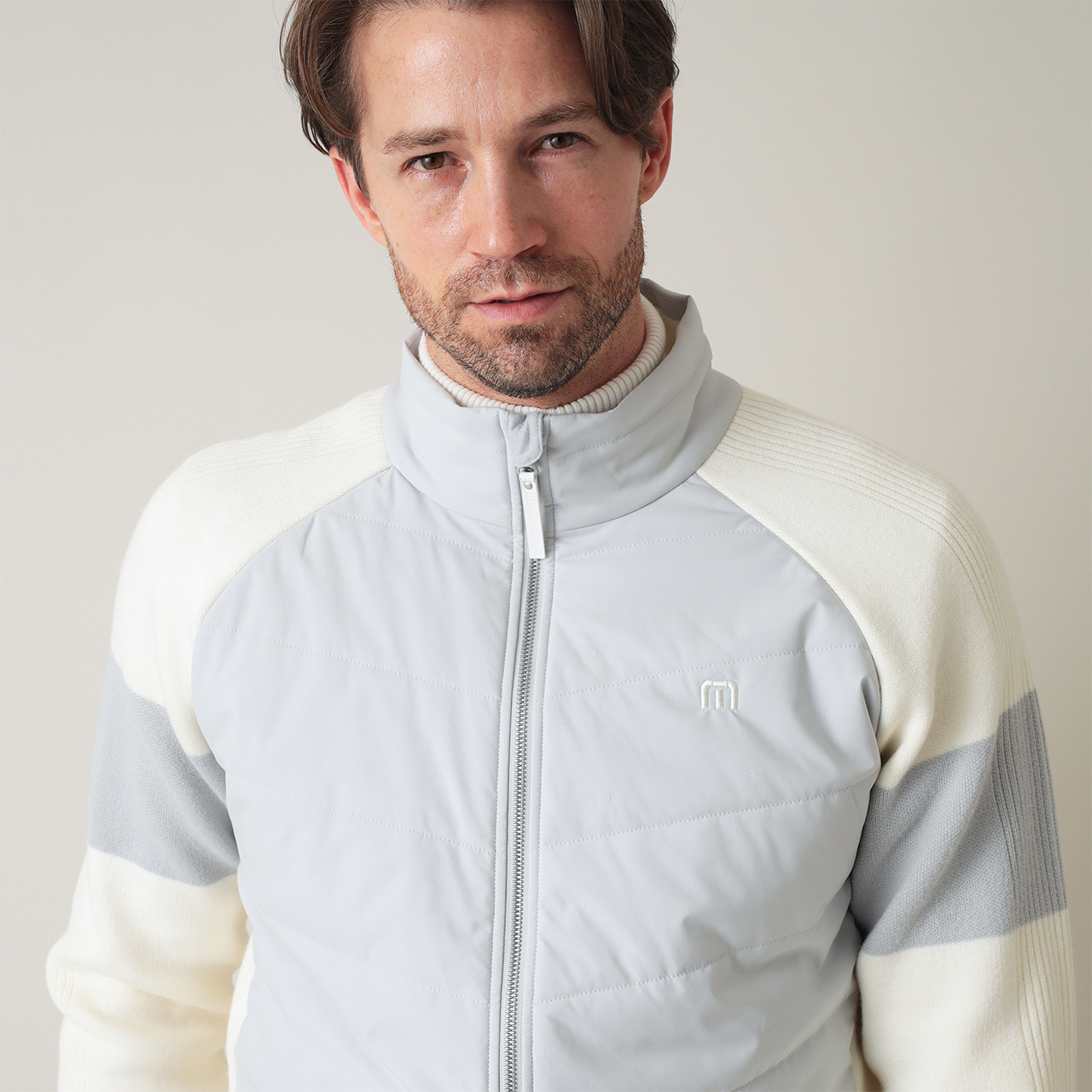 ニットコンビ ハイブリッド 中綿ジャケット(MENS)