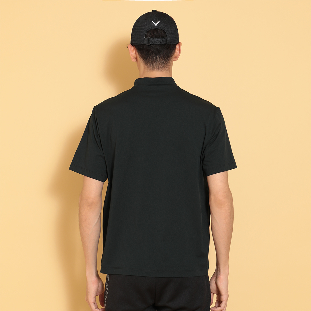 3℃裏クール天竺モックネックシャツ ※4Lサイズあり (MENS)