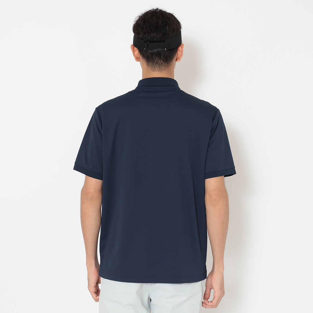 ミニワッフルリラックス半袖ポロシャツ ※4Lサイズあり (MENS)