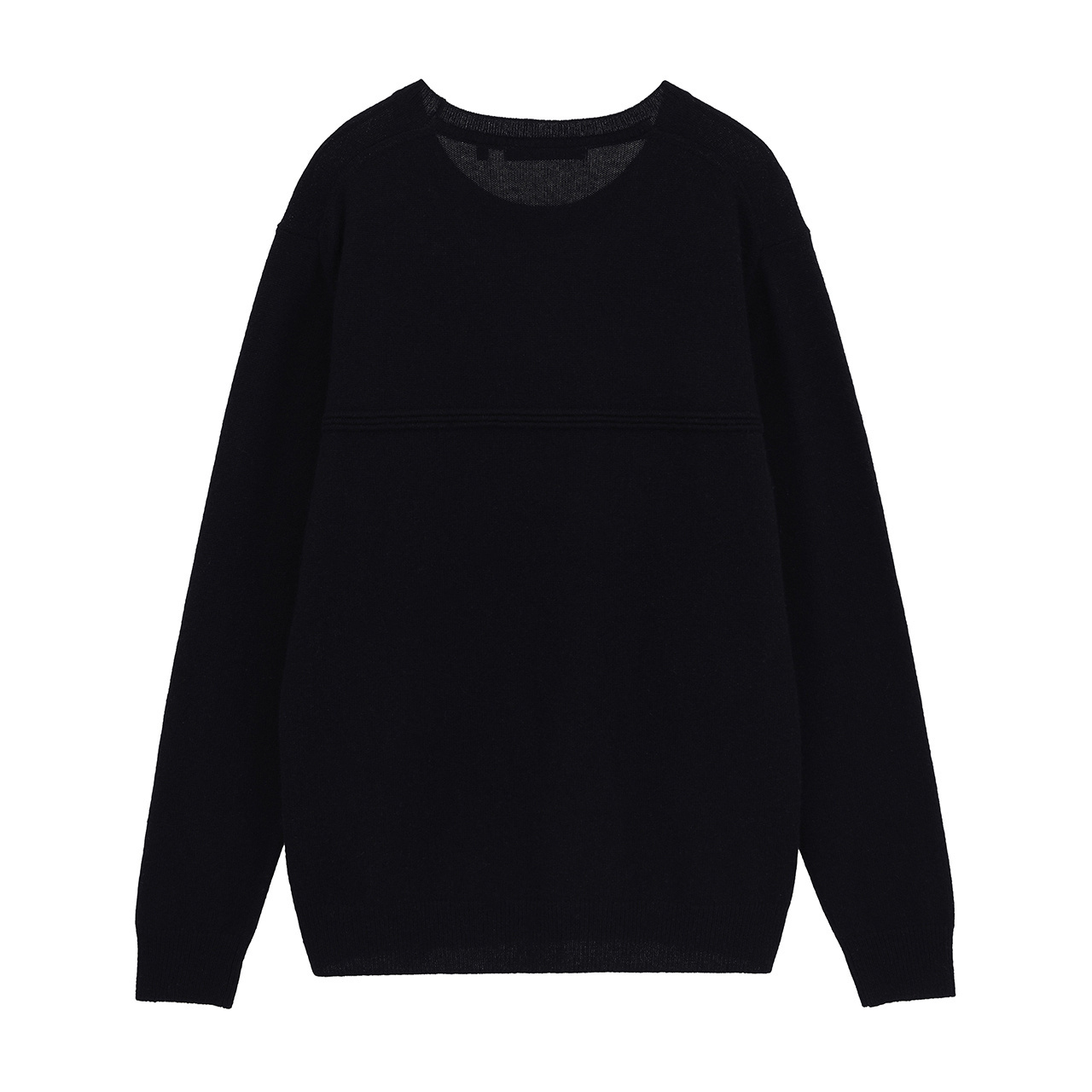 カシミアウール クルーネックセーター(MENS)