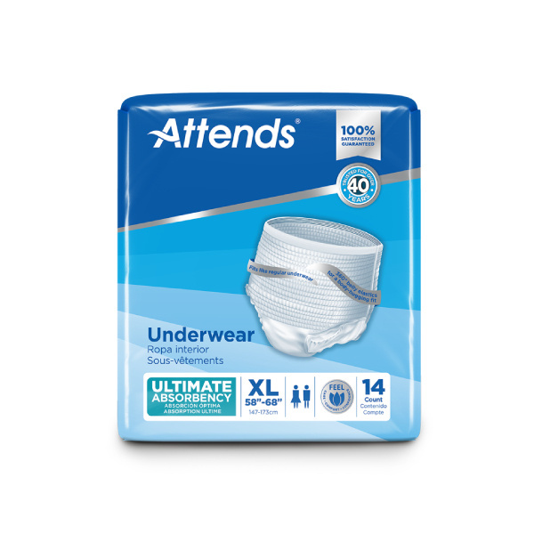 Attends Underwear, Ultimate, X-Large - 112/case (APUX2 Health & Beauty Health Care Incontinence Aids) photo