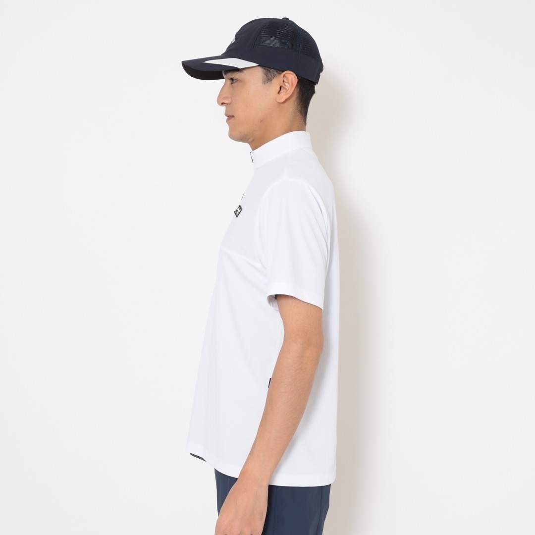 3℃裏クールハーフジップ半袖モックネック ※4Lサイズあり (MENS)